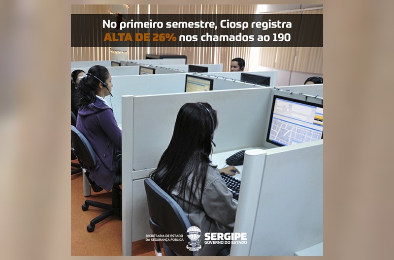 Perturbação do sossego representa 48% dos acionamentos ao Ciosp na Grande  Aracaju